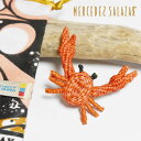 【再入荷】≪MERCEDES SALAZAR≫ メルセデス サラザール 天然素材 ロブスター 甲殻類 エビ カニ ザリガニ 伊勢海老 モチーフ ブローチ ピン Lobster Brooch レディース ギフト ラッピング