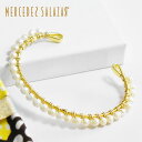 【待望の最新作】≪MERCEDES SALAZAR≫ メルセデス サラザール 小粒 真珠 パール 芥子 ケシパール フープ ピアス Pearl (Gold) レディース ギフト ラッピング