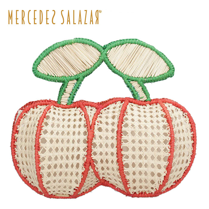 【再入荷】≪MERCEDES SALAZAR≫ メルセデス サラザール ハンドバッグ カゴバッグ かご さくらんぼ フルーツ サクランボ バッグ レディース Cherie Handbag