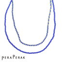 ySiΏ500~OFFN[|zzzPERAPERAK yybN{w~A u[ r[Y 3WAY lbNX uXbg O Bead Necklace (Blue)fB[X Mtg bsO