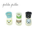 【再入荷】【0～12ヵ月/7～9cm】【楽天スーパーセール 20％OFF】≪Petites Pattes≫ プティッツ パッツ ベビー 子供 靴下 ソックス 3足セット 顔 表情 (BOX A10)【0歳/6ヶ月/1歳】 ベビー キッズ