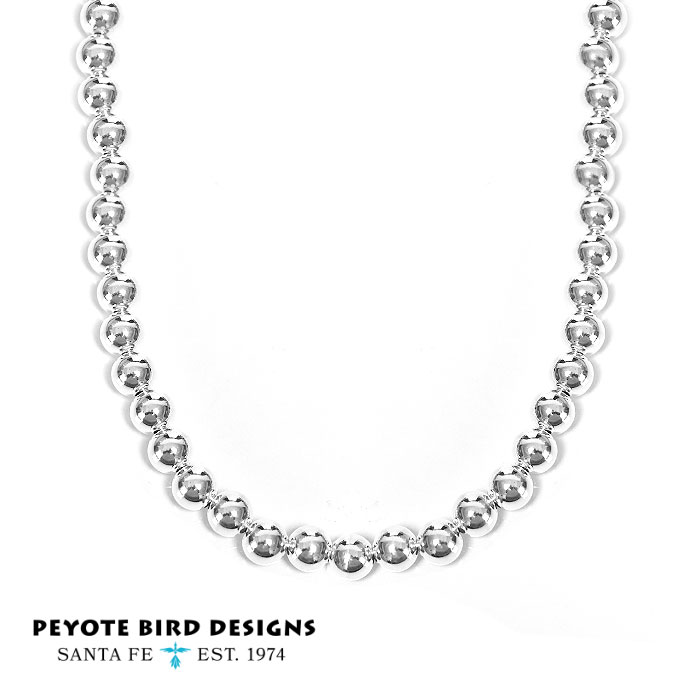 yGISELe STORY CLASSY GfځzPEYOTE BIRD DESIGNS yeo[h fUC iozp[ lbNX 10mm 46cm Vo[ ~fBA {[ {[`F[ lbNX SV925 (Silver)