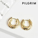 【待望の最新作】≪PILGRIM≫ ピルグリム ツイスト ねじれ スモール フープ ピアス ゴールド EDEA Earrings (Gold) レディース ギフト ラッピング