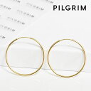 【再入荷】≪PILGRIM≫ ピルグリム 華奢 ミディアム フープ ピアス ゴールド SANNE medium Earrings (Gold) レディース ギフト ラッピング