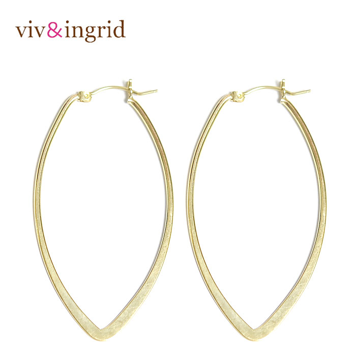 yēׁzviv & ingrid BCObh Vv t[v sAX [t^ LTCY Large hoop earrings (Gold) fB[X Mtg bsO