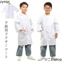 キッズ 子供の白いコート 子供 子供用白衣 実験衣 本格的な作り 診察衣 ドクターコート イベント 白衣 ラボ白衣 科学者 コスプレ服 学校用 こどもの日 パーティー おもしろ コスチューム キッズ 仮装