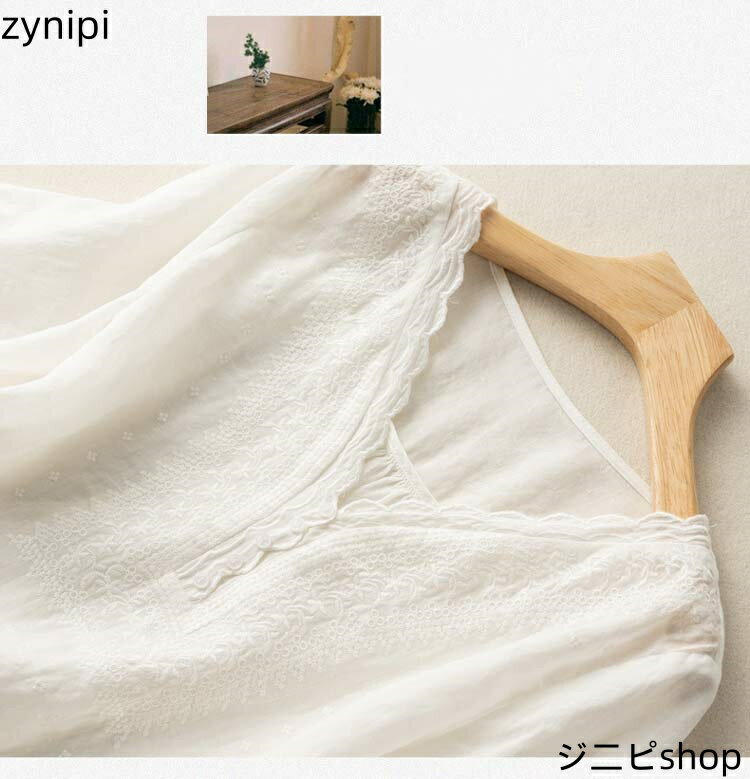 リネン シャツ ブラウス 半袖 プルオーバー 春夏 Vネック 刺繍 五分袖 ブラウス 綿麻風 花柄 ボタン 夏ブラウス ギャザー 切り替え ゆったり トップス 大きいサイズ オシャレ キレイメ ワイシャツ カジュアル風 可愛い 白 ピンク ブルー 通勤 コーデ 日常ウェア