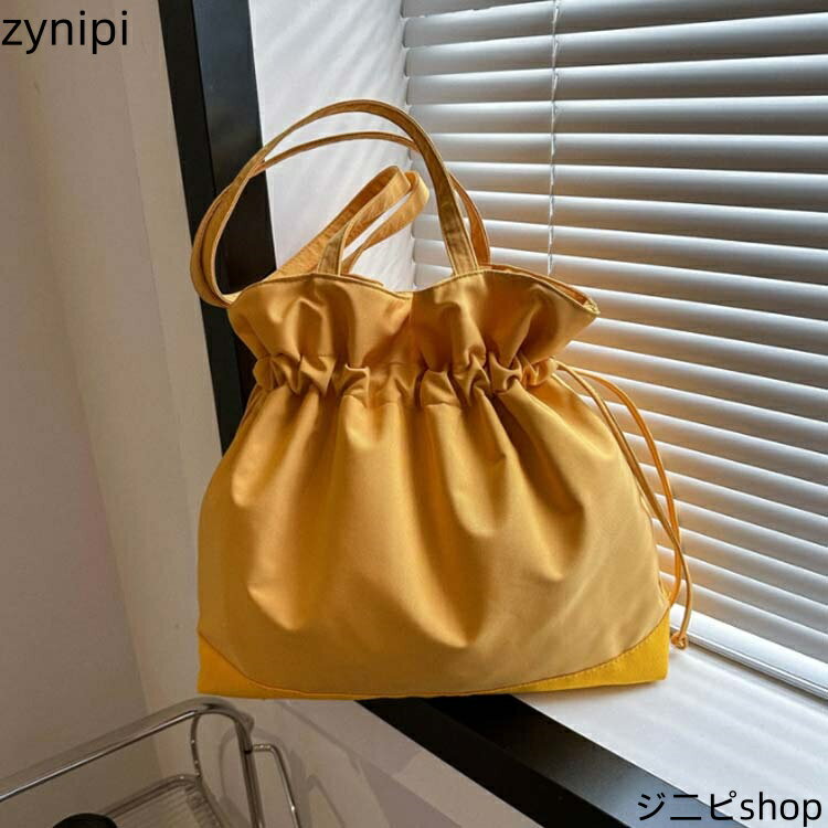 ショルダーバッグ 巾着 レディース 巾着バッグ ショルダー ナイロン トート 軽量 大容量 大きめ a4 通勤バッグ トートバッグ マチあり ドローストリング 肩掛け バッグ 鞄 きれいめ おしゃれ 大人 かわいい カジュアル 通勤 通学 旅行