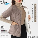 インナージャケット 裏ボア ジャケット レディース 裏ボア ベスト ショート ライトアウター 中綿 ジャケット 半袖 インナー ジャケット ノーカラー ジャケッ...