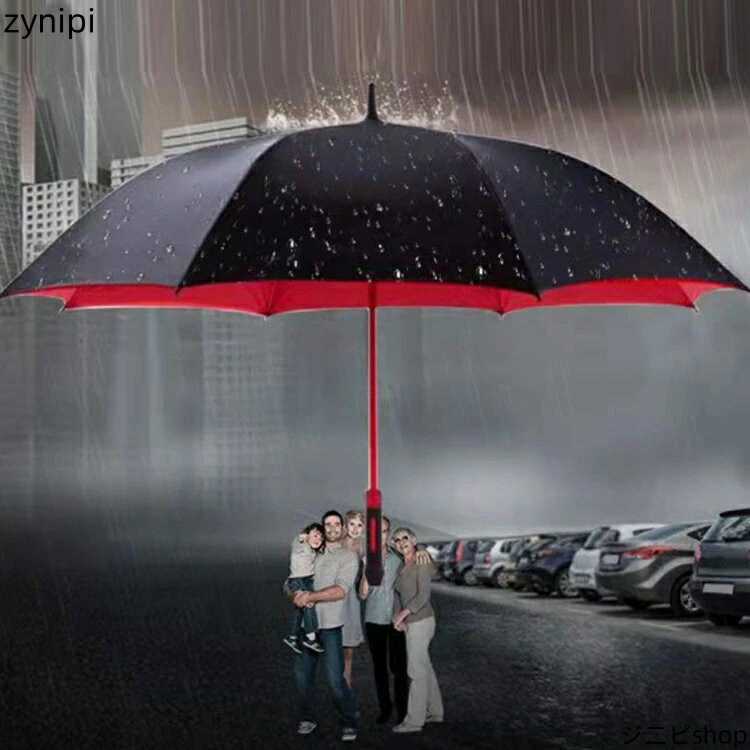 【スーパーSALE 10%OFF+P5倍】2重PG布 傘 豪雨対応専用傘 超大判 傘メンズ 傘 長傘 直径135cm ビジネス 超撥水 耐風傘 折れにくい 大きい傘 晴雨兼用 二重傘 ファミリー 紳士傘 2-3人用 ジャンプ傘 ワンタッチ開く ゴルフ キャンプ 梅雨 雨傘