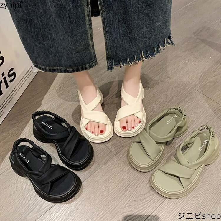 厚底サンダル 厚底 サンダル スポーツ ストラップサンダル スポーツサンダル コンフォートサンダル レディース 軽量 旅行 おしゃれ 疲れにくい ビーチサンダル オープントゥ アウトドア カジュアル 通学 リゾート 脱げにくい 水陸両用 美脚靴 通勤 歩きやすい