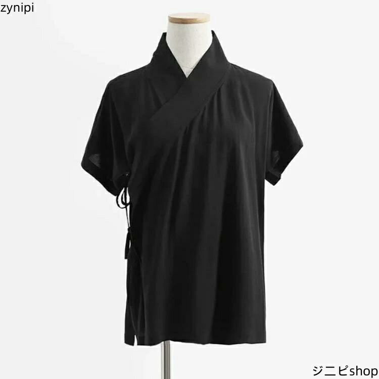 【スーパーSALE 10%OFF+P5倍】襦袢 半袖 シャツ 肌襦袢 インナー 襟付き 衿付き 半袖 着物 黒 半 簡単 快適 和装 浴衣 半襦袢 女性 きもの 肌着 薄手 速乾 半襦袢 着物下 白 初心者 さらし 半衿 半襟 うそつき おしゃれ 大人 無地 春 夏 秋
