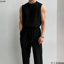 接触冷感 【2点セット】 セットアップ スポーツウェア 上下セット 吸水速乾 大きいサイズ 長ズボン 袖なし ワイドパンツ トップス ロングパンツ 夏 ジムウェ...