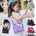 ポシェット キッズ ショルダーバッグ 女の子 可愛い猫型 キッズ ショルダーバッグ 女の子 2way 斜め掛け リュックサック 全5色 リボン 子ども 子供用 ...