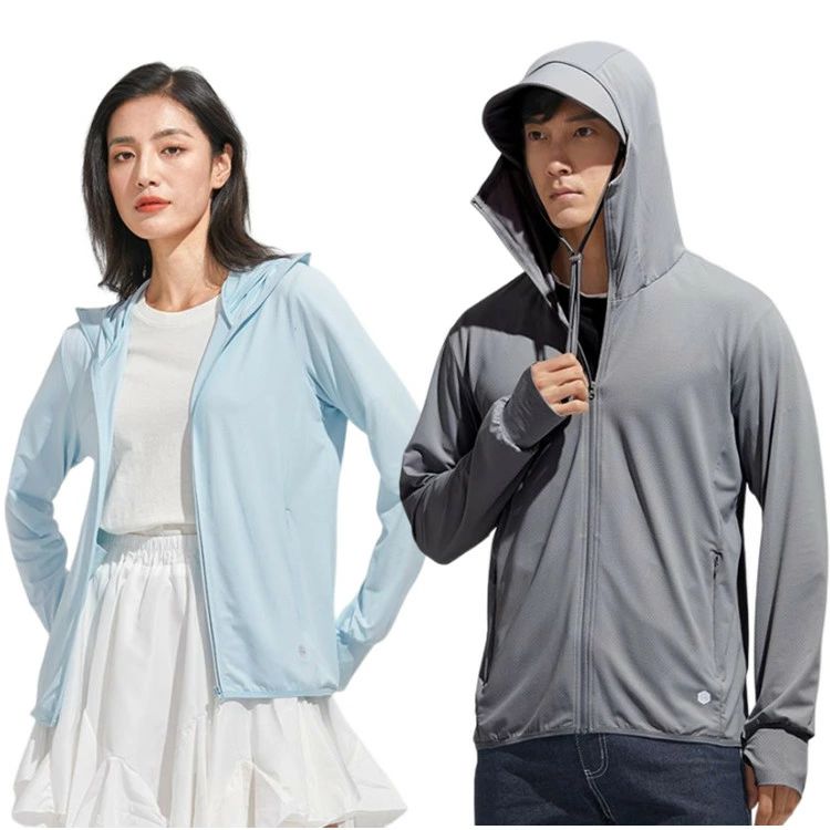 uv パーカー 指穴 uvカット パーカー 首元 UPF50+ ひんやり 接触冷感 UV ジップアップ ラッシュガード レディース フード付き カーディガン メンズ 日焼け止め 軽量 長袖 春 夏 秋 薄手 吸水速乾