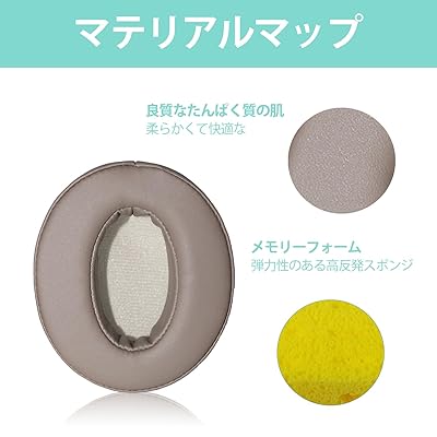 HD450BT イヤーパッド交換用ヘッドフォンパッド イヤーパッド イヤークッション イ...