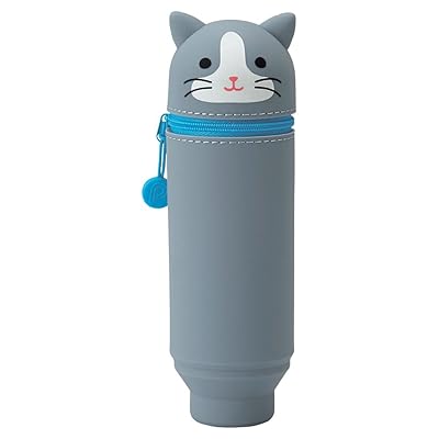 乐天商城 - スタンド ペンケース プニラボ ハチワレネコ A7712-4