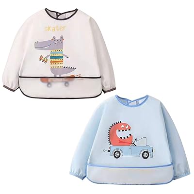 【 2枚セット 】MINGYI お食事エプロン 食事用エプロン ベビー 長袖 マジック式 子供用 防水 軽量 立体ポケット 6ケ月～3歳【1年安心付き】ブランド色ブルーモデル商品説明【商品概要】【安全素材】：赤ちゃんの健康に気をつけ、もちろんBPAフリーの素材を使用してください。健康的な物質を含まないシリコーン素材を使用しているので、赤ちゃんはなめることを心配する必要はありません。また、素材は柔らかく、首の皮膚を傷つけません。【優れた防水防油性能】高密度の防水素材を選んで、水に抗して汚れを防ぐことができます。滑らかで拭きやすいです。忙しいお母さんにとても役立ちます。汚れても、ウェットティッシュをしたり、水に置いて洗い流したりできます。もちろん、洗濯機で洗濯可能です。また、優れた速乾性があり、日陰で乾かすことができます。洗われても変形しません。【持ち運び便利】程よく柔らかい材質になっており、丸めて受け口に入れることでコンパクトに収納できます。荷物が多くなりがちなママさんの負担をできる限り減らします。【用途が広い】赤ちゃんが食事に使いで服を保護できます。赤ちゃんが粘土、クレヨン、砂場などを遊んだりして汚れやすいゲームにも使えます。これはいい育児プレゼントです。【アフターサービス】この製品は、ご購入後長年に渡りご頂けますよう、弊社によるアフターサービスを提供いたします。万の一、故障/破損などが発生する場合は、ぜひ弊店までご連絡してください。 無条件に返金、あるいは、無料交換できます。ご不明な点やお気づきの点がございましたら、お気軽にご連絡ください。【商品説明】このエプロンは、BPAフリーで柔らかく、赤ちゃんの首の皮膚に負担をかけない安全な素材で作られています。高密度の防水素材を使用しており、汚れを防ぐことができ、滑らかで拭きやすいです。また、速乾性があり、洗われても変形しません。コンパクトに収納でき、ママさんの負担を減らします。広い用途に使え、赤ちゃんの食事や遊びに汚れやすい服を保護できます。弊社によるアフターサービスを提供しており、万の一の故障/破損などが発生する場合は、無条件に返金、あるいは、無料交換できます。【商品詳細】商品種別：食事用スタイ商品名：【 2枚セット 】MINGYI お食事エプロン 食事用エプロン ベビー 長袖 マジック式 子供用 防水 軽量 立体ポケット 6ケ月～3歳【1年安心付き】製造元：商品内容：Free Size色：ブルー商品タイプ：かわいい【当店からの連絡】