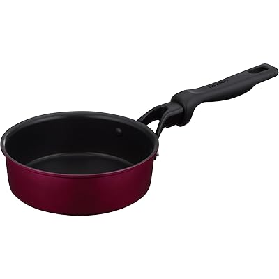 Rakuten - デュラブルシリーズ フライパン 16cm レッド ガス火・IH対応 焦げつきにくい 耐久性コーティ