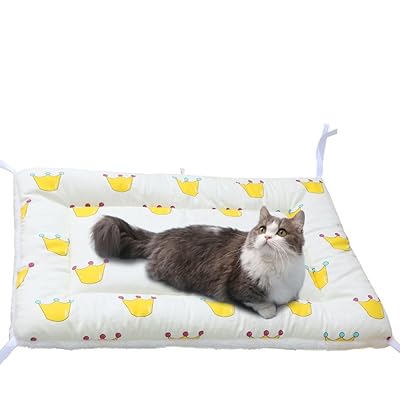 Rakuten - ペット クッション ベッド 四隅紐付き ズリ落ない ケージ用可能 リバーシブル ふかふか 柔ら