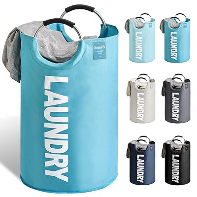 Rakuten - ランドリーバスケット 大容量82L せんたくかご 85％防水性 折りたたみ 撥水加工 耐荷重15KG 洗