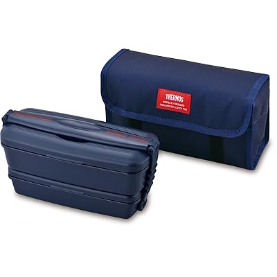 乐天商城 - 弁当箱 2段 フレッシュランチボックス 900ml ディープネイビー DJB-906W DPNV
