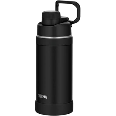 Rakuten - 【ハンドル付き・食洗機対応】 水筒 真空断熱スポーツボトル 750ml ブラック 持ち運びに便利