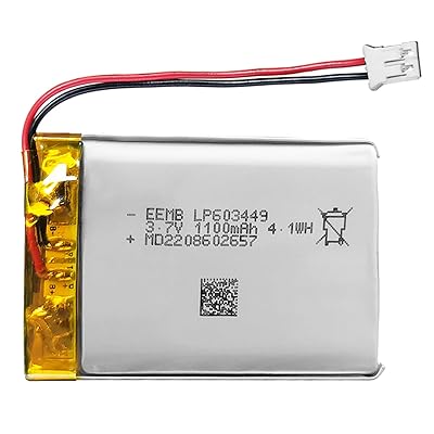 1 X 3.7v 充電式 リチウムイオン電池 リチウムポリマー電池 充電池 1100 mAh 603449 Lipo充電可能電