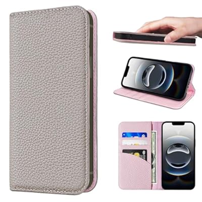 For 適用する iPhone 16e/17e ケース 手帳型 カバー 耐衝撃 保護 本革 カバー 内蔵 マグネッ RFIDト
