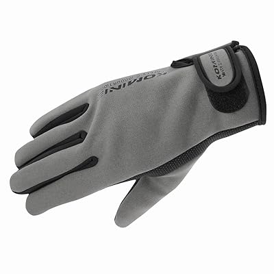 バイク用 グローブ ネオプレーングローブ グレー 3XL GK-753 665 秋冬春向け 防風