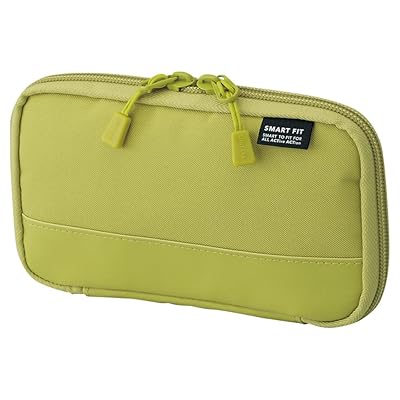 文具 ガジェット 収納 コンパクト ペンケース イエローグリーン A7687-6 zzap-10049411 ZZAP パッケージ画像