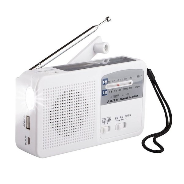 エピオス(Epios) 軽量 小型 スマート FM 携帯 ラジオ ワイドFM対応 (ライト・イヤホン・オートスキャン機能付き) 7030