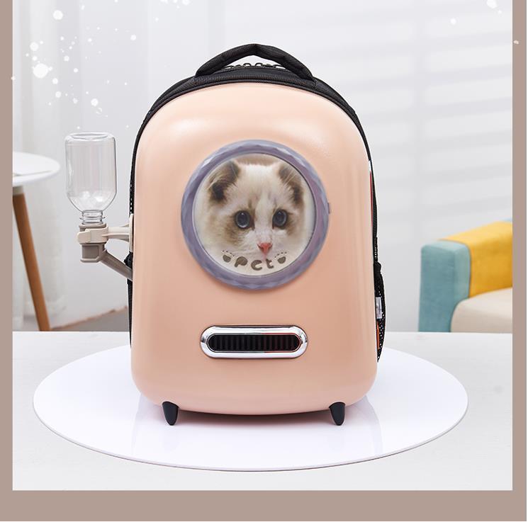 ペット バッグ ペット用キャリーバッグ 宇宙船カプセル型ペットバッグ 犬猫兼用 ネコ ニャンコ バッグ リュック型ペットキャリー