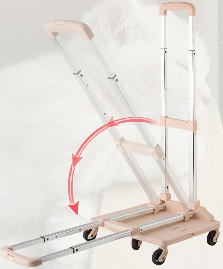ドローバー付け猫キャリーリュック犬用キャリーカートペットキャリー折りたたみ可
