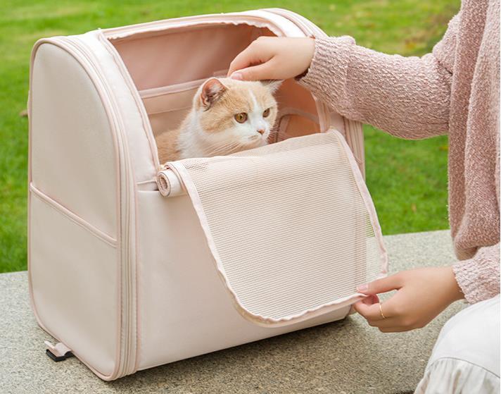 ドローバー付け猫キャリーリュック犬用キャリーカートペットキャリー折りたたみ可