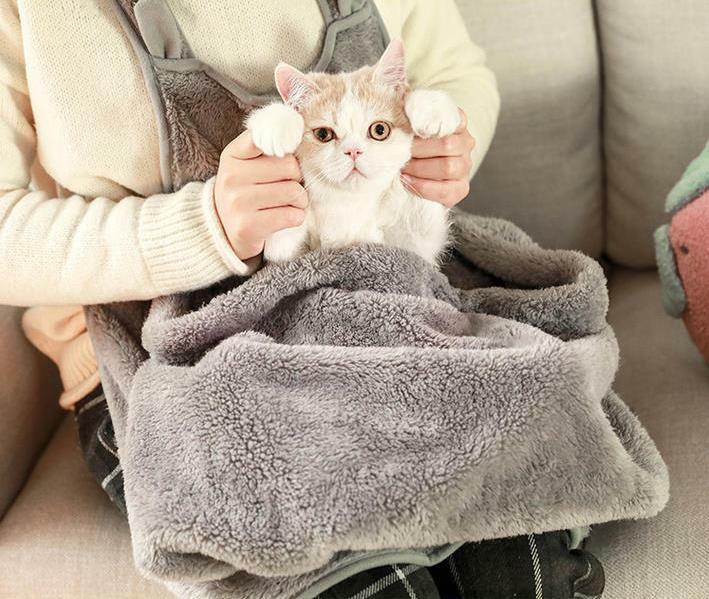 猫用エプロン犬キャリーバッグ抱っこ紐(7.5kg以内ペット)