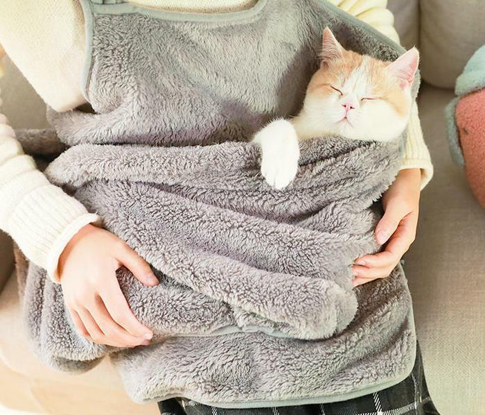 猫用エプロン犬キャリーバッグ抱っこ紐(7.5kg以内ペット)