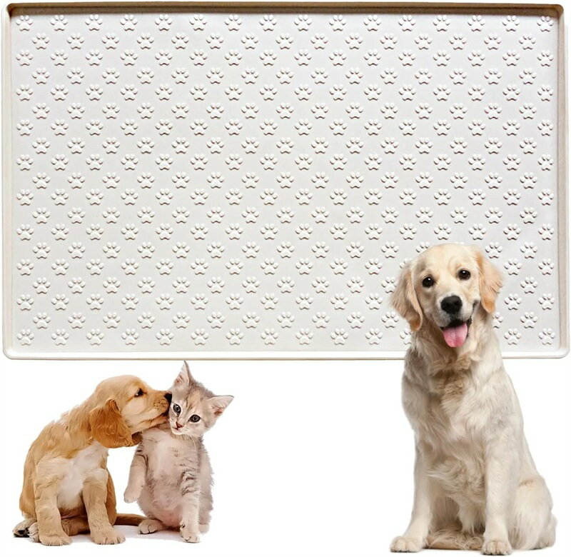 マット ペット用 犬 猫 エサ トレー シリコン ペットマット フードトレー ペット　トイレトレー トイレ..