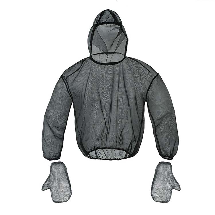 【送料無料】2点セット 作業着 仕事着 作業服 防蚊メッシュ上着 トップス 防虫ネットパーカ 着るかや 大人用 蚊帳 服 蚊よけ 蚊除け 虫除け DIY 虫よけ ガーデニング 畑仕事 メンズ レディス 男女兼用 3