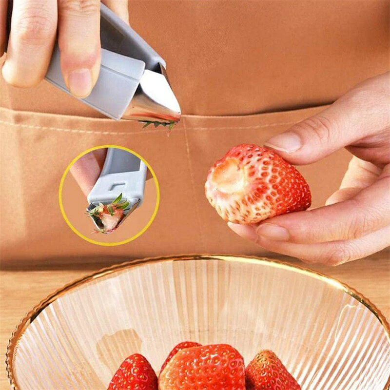 パイナップル アイピーラー フルーツ 野菜 実用 シード リムーバー クリップ ポテト トマト ピンセット フルーツ ツール キッチン ガジェット イチゴ zzicmisora-10002137 ミソラ雑貨屋 サンプル画像3