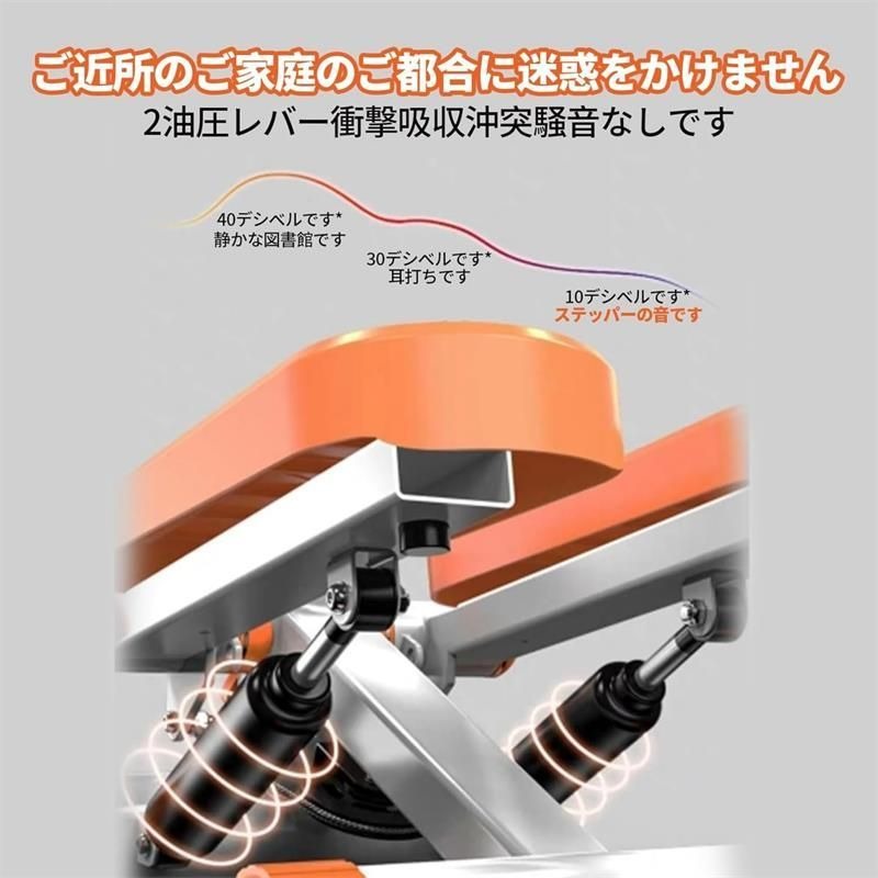 健康ステッパー スポーツ健康ステッパー 負荷調節可能 静音設計 コンパクト カーデ...