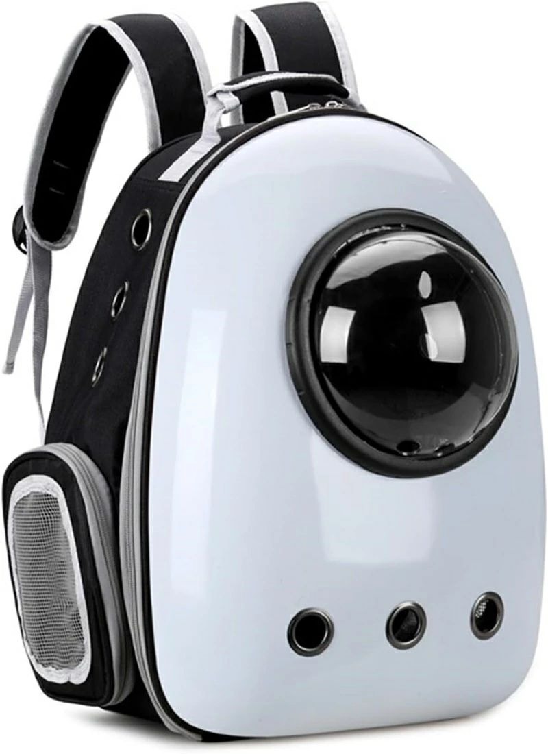 猫 キャリーバッグ キャリーバッグ 猫リュック 宇宙船 カプセル型 猫キャリー 通気性良く 猫用 小型犬..