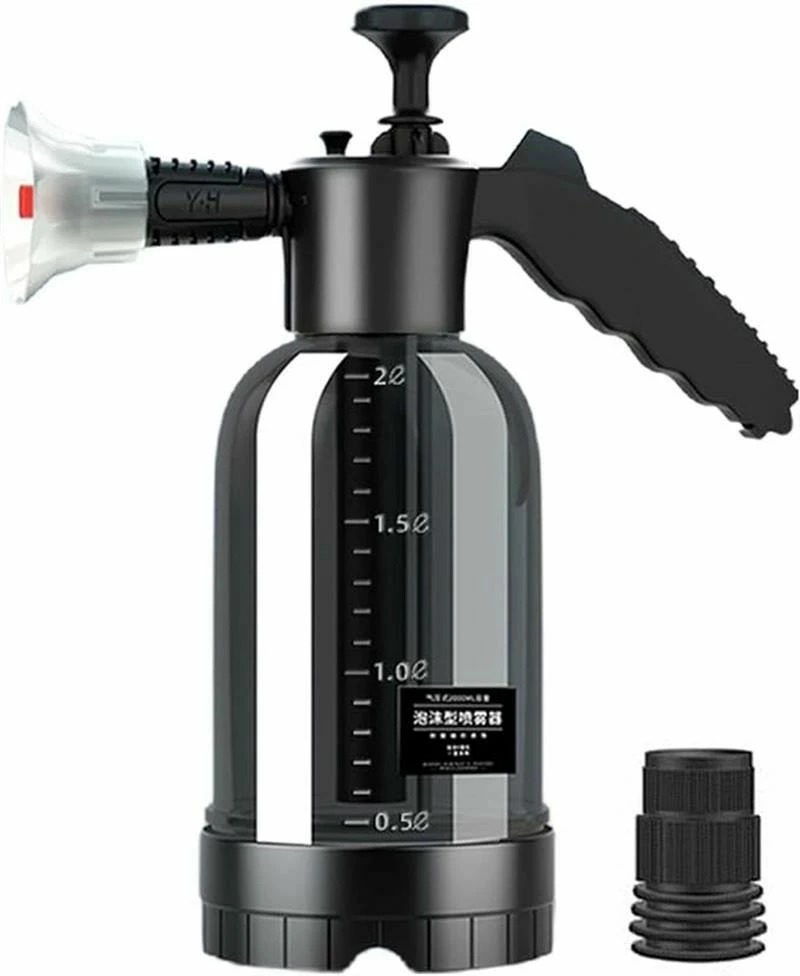 発泡スプレー 蓄圧式 噴霧器 2L 泡噴霧器スプレー泡クリーナー洗車フォーマー高圧電気ディテール噴霧器 泡スプレー洗車、洗車用ハンドポンプ泡スプレー | 手動圧力ポンプ噴霧器高圧泡噴霧器発泡洗車噴霧器 加圧ポンプ式 手動タイプ 水ポンプ 洗車