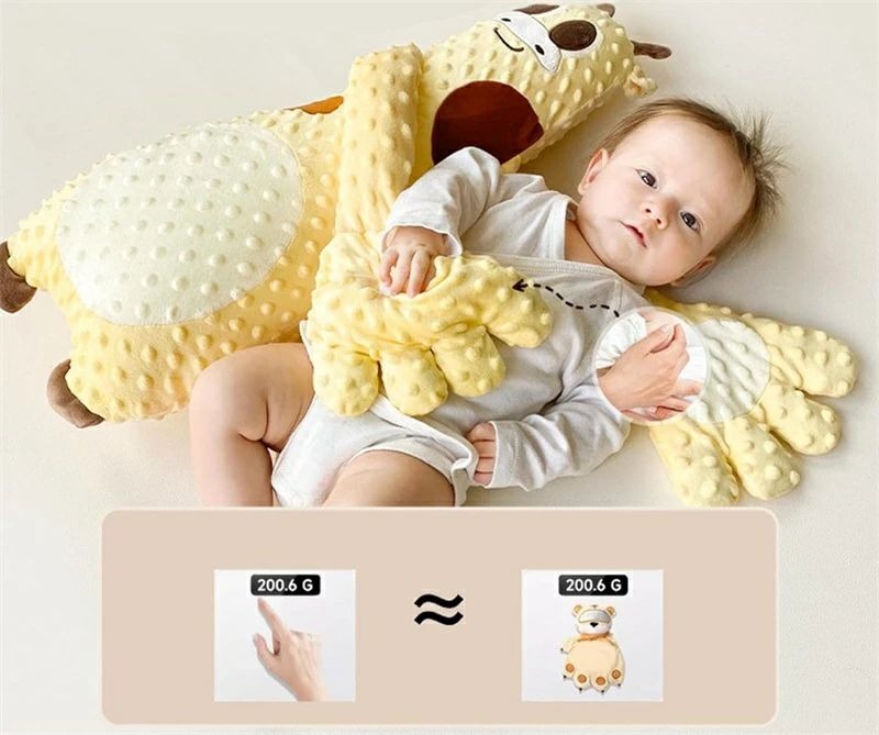 ミソラ雑貨屋の赤ちゃん パーム 赤ちゃん用枕 睡眠 添い寝 おもちゃ 自動ビーター かわいい 安眠｜アングル3