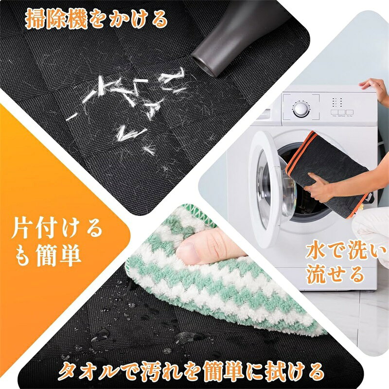 ミソラ雑貨屋の犬 車用シート 後部座席 防水 通風ネット付き 137cm 大型対応 簡単取り付け 軽自動車・ミニバン・SUV対応 ペットドライブベッド 洗える 滑り防止加工｜アングル3