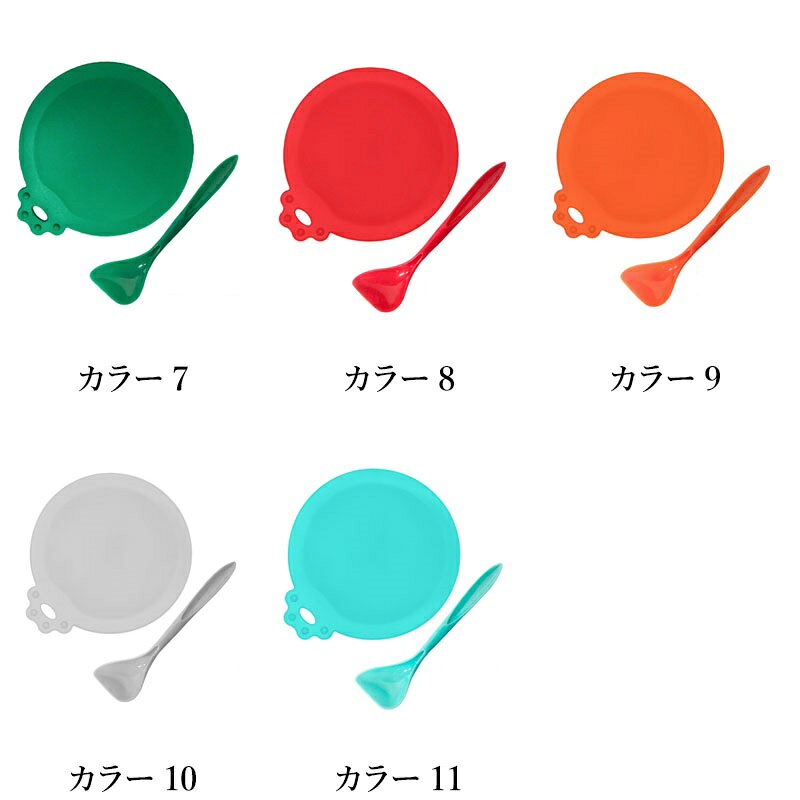 ミソラ雑貨屋のペット用缶詰の蓋 3in1 シリコーン缶の蓋 密閉式缶の蓋 65mm/75mm/85mmの3種類の口径に対応した缶詰 猫缶 犬缶 保存用 漏れ防止 軽量 携帯便利 保管が簡単 スプーン付き｜アングル3