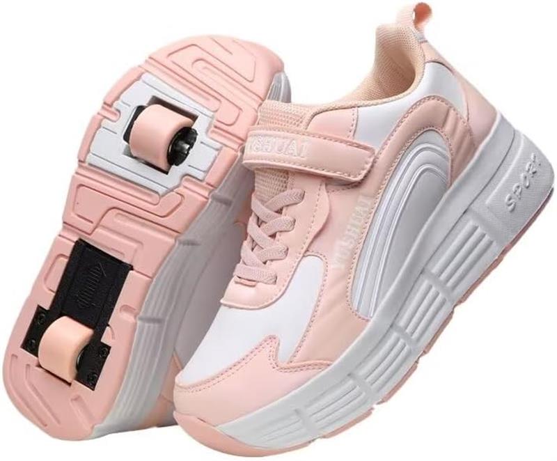 ローラーシューズ 2輪式 子供 大人 前輪取り外し可能 後輪ワンボタン収納式 ローラースケート 男の子 女の子 男女兼用 収納式インラインスケート リトラクタブ...