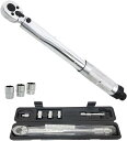 トルクレンチ タイヤ交換工具 レンチ 車用 バイク用 トルクスレンチ 差込角12.7mm (1/2インチ) 28-210N.m 精度±3% プレセット型トルクレ...