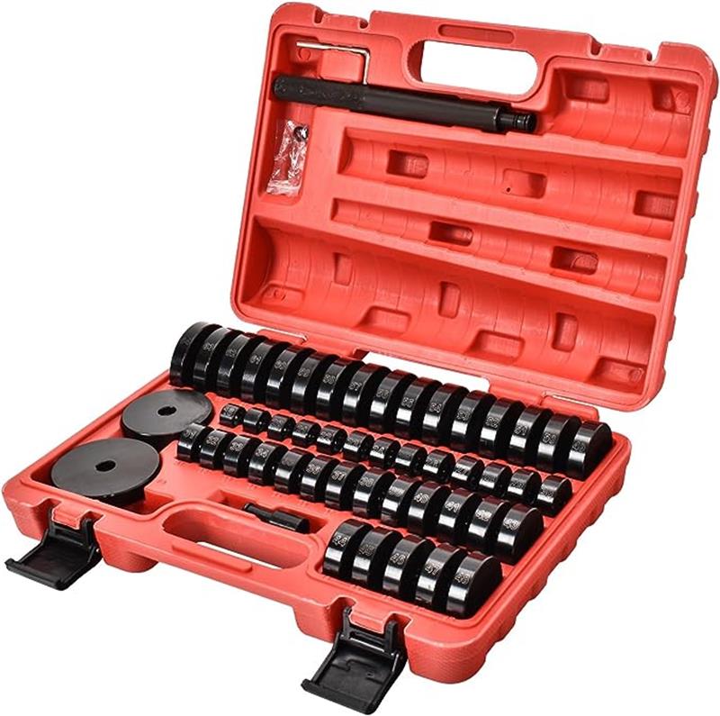 Rakuten - 油圧プレス アタッチメント ベアリング 圧入工具 オイルシール ブッシュ 圧入 工具 49pcs 油圧