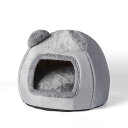 猫 テントハウス 冬 可愛い ペット ベット 寒さ対策 猫 ペットハウス 室内 小型犬 暖かい 犬小屋 水洗え キャットベッド 猫寝床 小動物に通用する 巣ソフ...